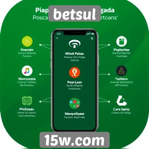 Funcionalidades do aplicativo betsul para usuários
