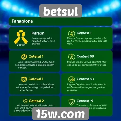 Funcionalidades do site de jogos betsul