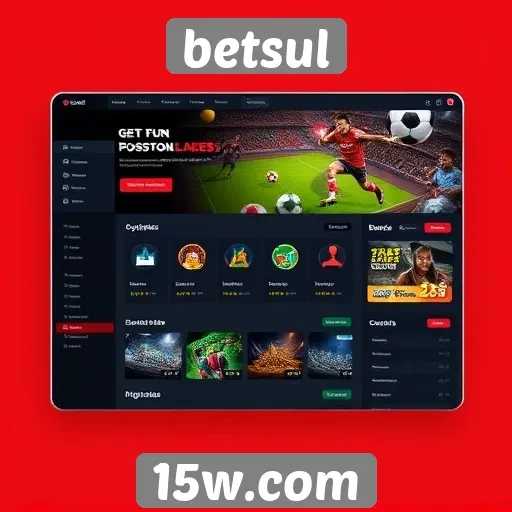 Análise da interface do site Betsul