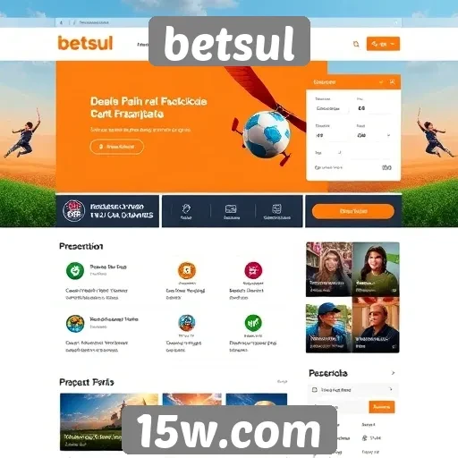 Avaliação da interface do site betsul
